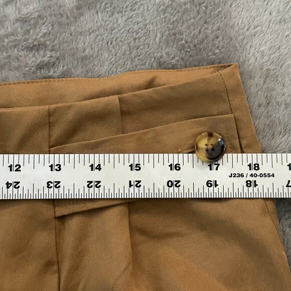 NWT Banana Republic Factory High Rise Wide Leg Pleated Pants 14 Lyocell Tencel - Picture 5 of 8